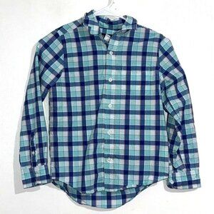 Childrens Place Boys Size 7/8 Plaid Long Sleeve Shirt